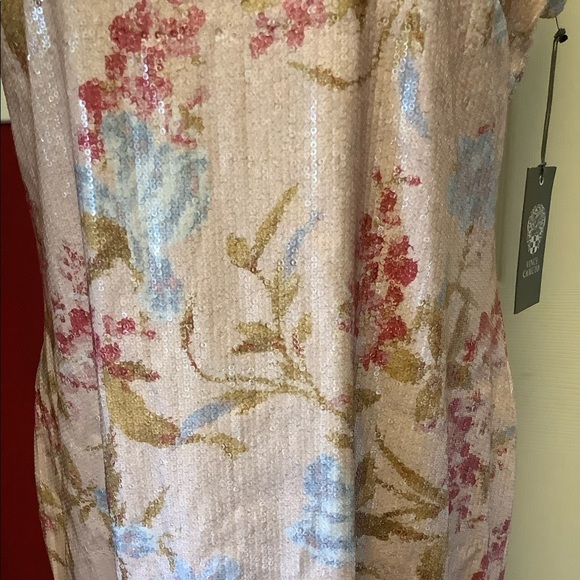 NWT Vince Camuto Sequin Floral Dress. Bought but never wore it. New w/tags - Picture 13 of 13